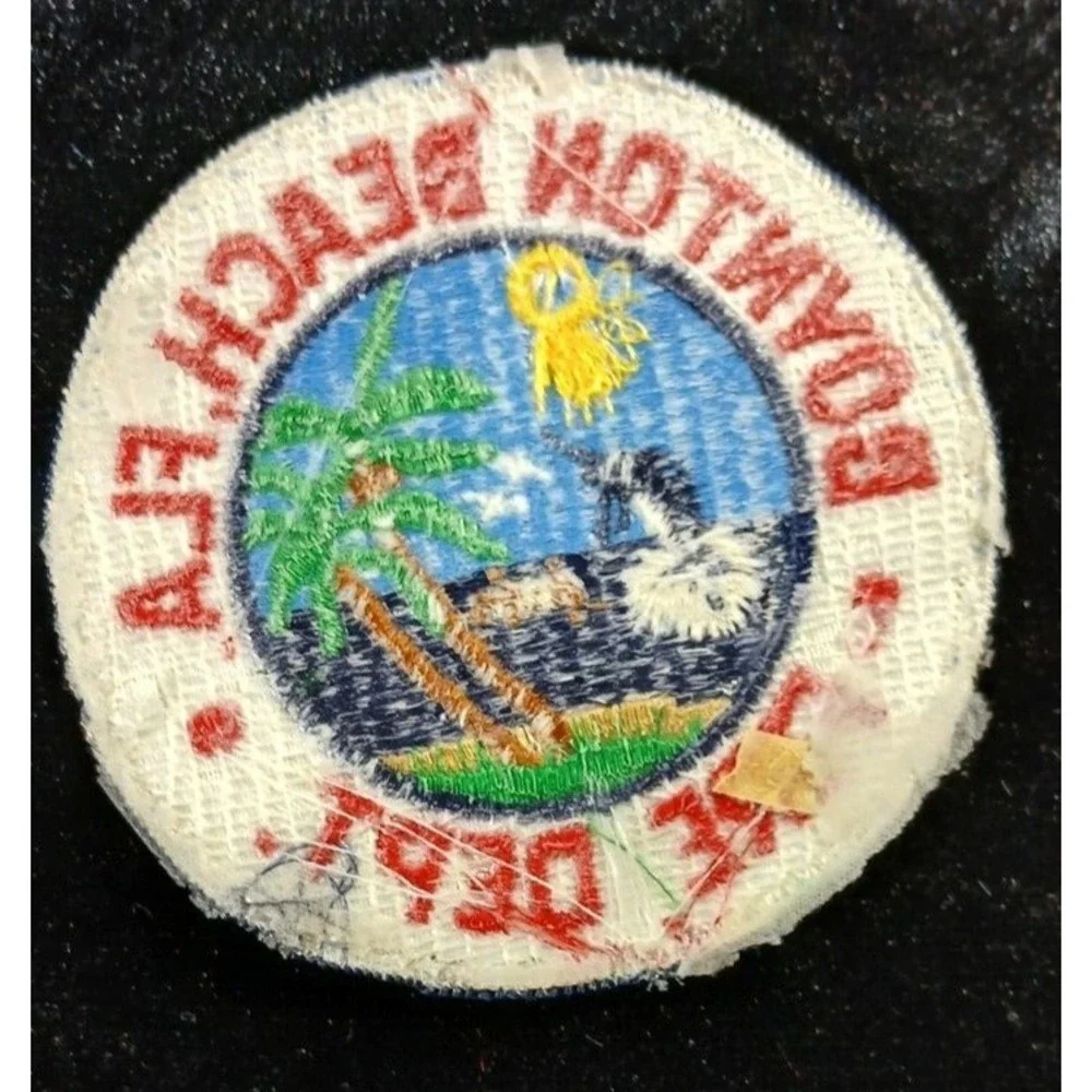 Boynton Beach Florida FL  Fire Rescue Dept Embroidered Patch Sew On 3